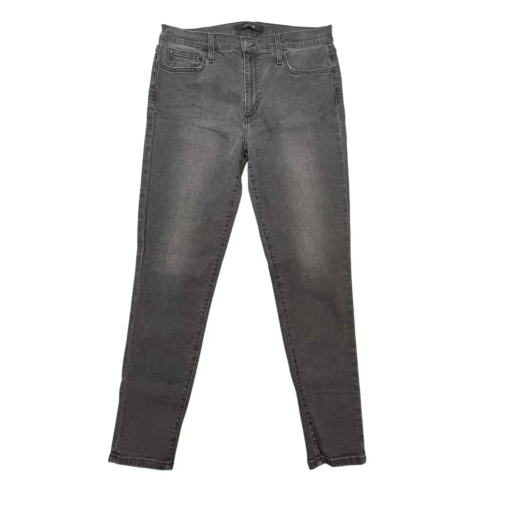 Joe's Jeans Black Faded High Rise Skinny Ankle Jeans Women Size 31